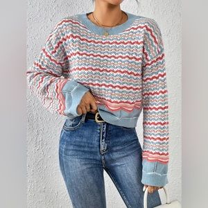 womens colorful sweater